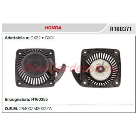 Motor de arranque HONDA para motocultores GX22 GX31 R160371 | Newgardenstore.eu