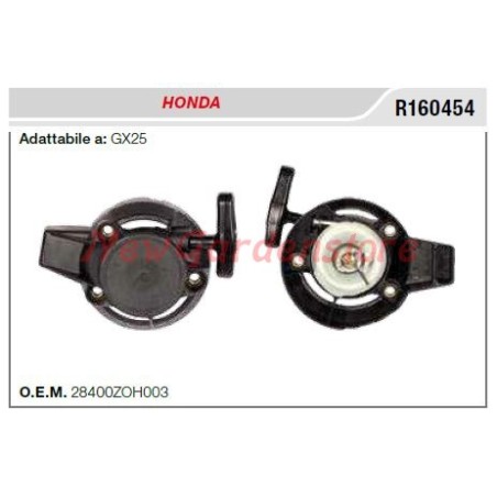 Motor de arranque para motocultores HONDA GX25 R160454 | Newgardenstore.eu