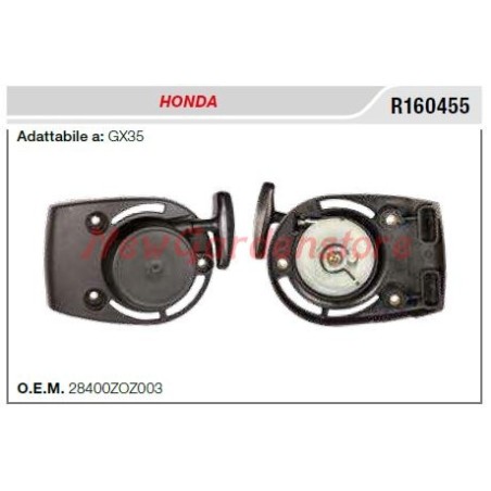 Démarreur HONDA tracteur à pied GX35 R160455 | Newgardenstore.eu