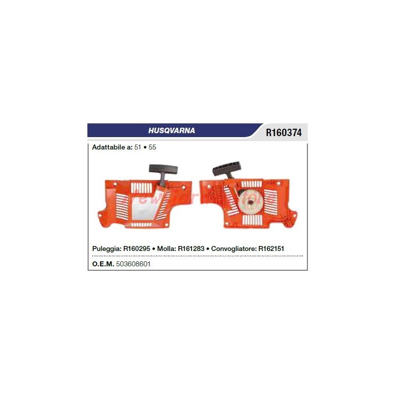 HUSQVARNA Kettensäge 51 55 R160374 Anlasser