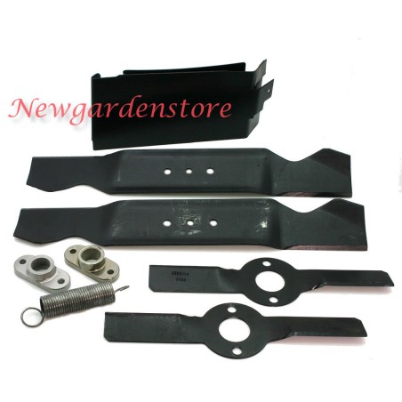 Universal mulching blades kit MTD 38" adaptable lawn tractor 406024 | Newgardenstore.eu