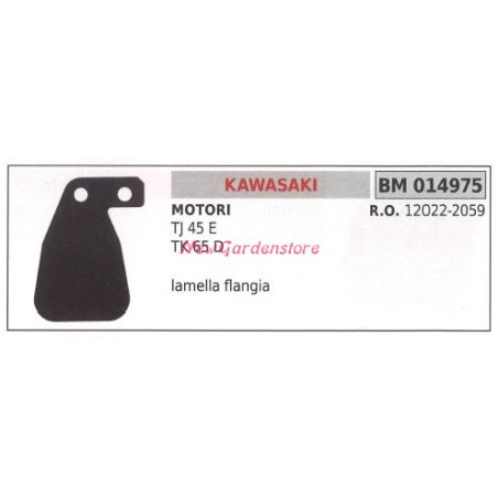 Plaque de maintien de la bride thermique KAWASAKI débroussailleuse TJ 45E 014975 | Newgardenstore.eu