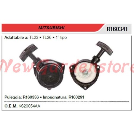 Démarreur débroussailleuse MITSUBISHI TL23 26 1er TYPE R160341 | Newgardenstore.eu