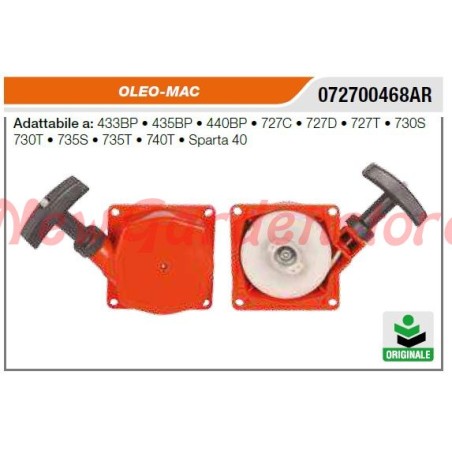 OLEOMAC brushcutter starter 433BP 435BP 440BP 072700468AR | Newgardenstore.eu