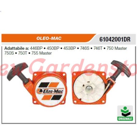 Starter OLEOMAC brushcutter 446BP 450BP 453BP 746S 746T 61042001DR ORIGINAL | Newgardenstore.eu