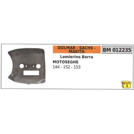 DOLMAR chain bar side plate for chainsaws 144 152 153 012235 | Newgardenstore.eu