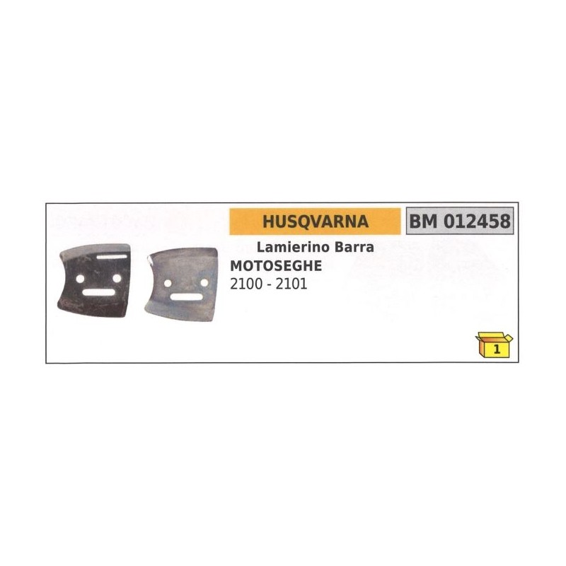 HUSQVARNA chain bar side plate for chainsaw 2100 2101 012458