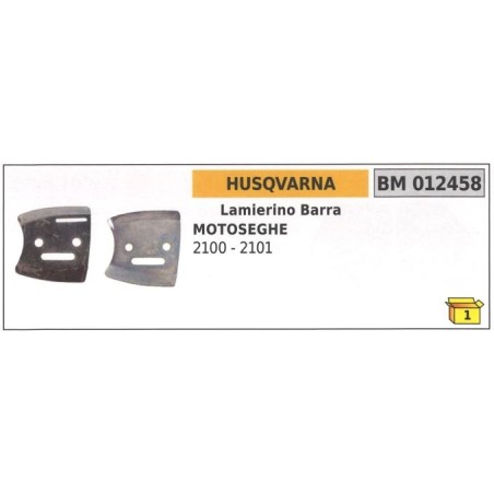 HUSQVARNA chain bar side plate for chainsaw 2100 2101 012458 | Newgardenstore.eu