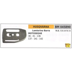 Barra de cadena HUSQVARNA para motosierras 36 41 136 137 141 142 045890 | Newgardenstore.eu