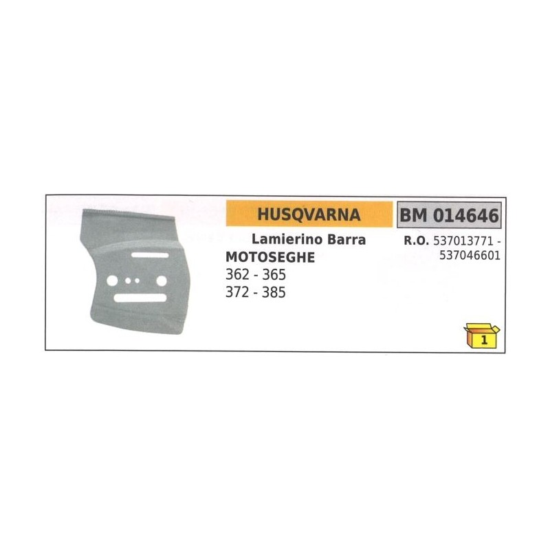 HUSQVARNA chain bar for chainsaws 362 365 372 385 014646
