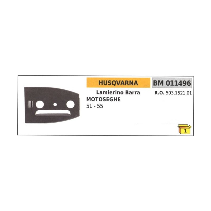 Barra de cadena HUSQVARNA para motosierra 51 55 011496