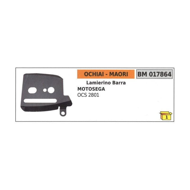 Placa ciega para barra lateral de cadena OCHIAI para motosierra OCS 2801 017864