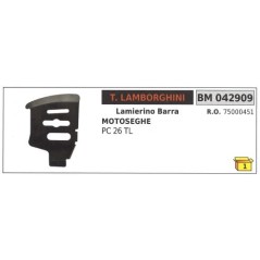 Lamierino barra lato catena T.LAMBORGHINI per motosega PC 26 TL 042909