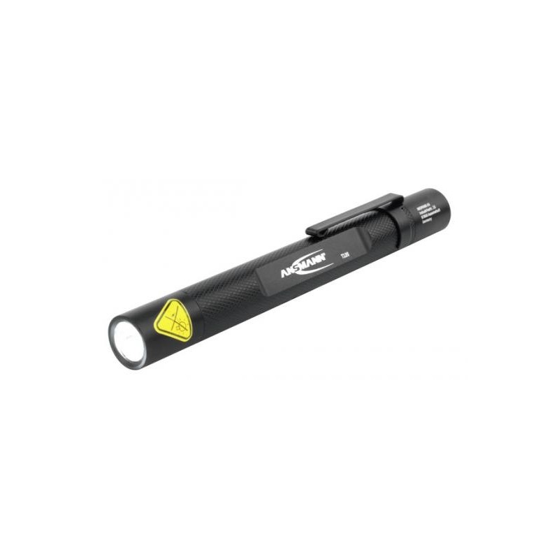 Lámpara profesional de aluminio negro lumen 130 longitud 115 mm