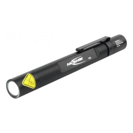 Lampe stylo professionnelle en aluminium noir lumen 130 longueur 115 mm | Newgardenstore.eu