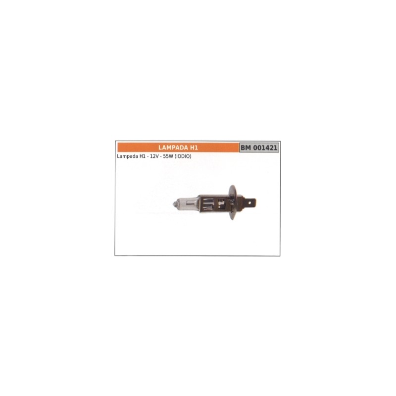 H1 lamp - 12V - 55W (IODIUM) code 001421