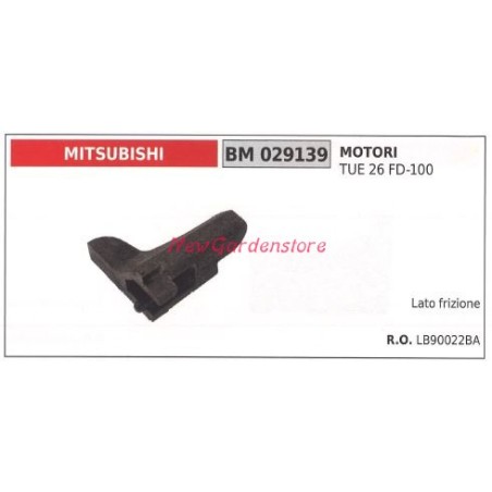 Côté embrayage Vilebrequin MITSUBISHI moteur débroussailleuse TUE26FD-100 029139 | Newgardenstore.eu