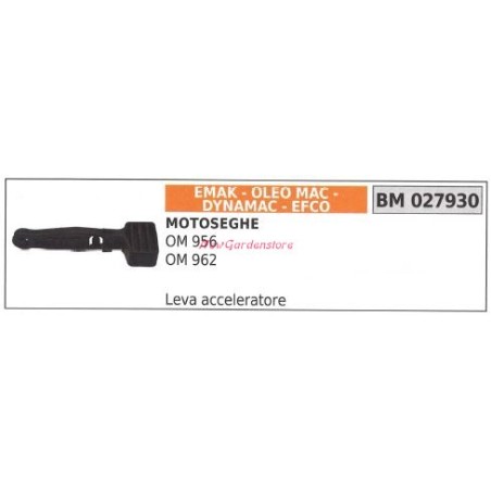 Leva acceleratore EMAK motosega OM 956 962 027930 | Newgardenstore.eu