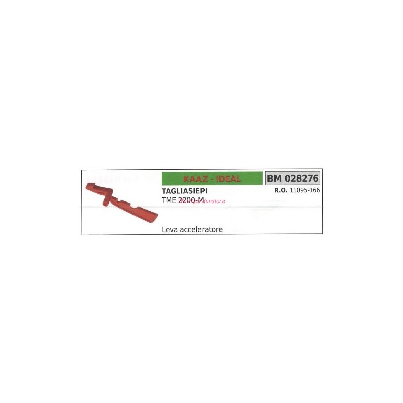 KAAZ throttle lever hedge trimmer TM 2200-M 028276
