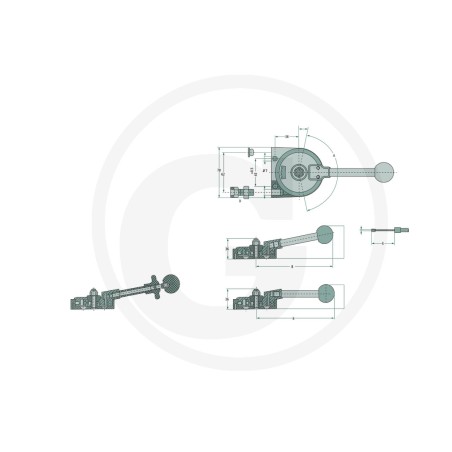 Levier de réglage pour câble de commande MAGURA UNIVERSAL 27270105