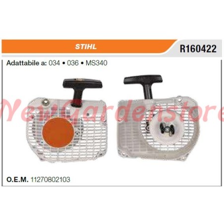 Arrancador de motosierra STIHL 034 036 MS340 11270802103 compatible | Newgardenstore.eu