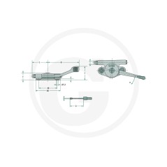 Adjusting lever for MAGURA UNIVERSAL control cable 27270429