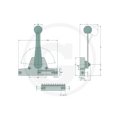 Levier de réglage pour le câble de commande MAGURA UNIVERSAL 27270439