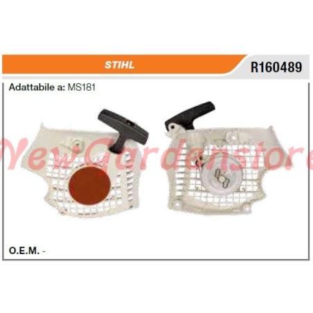 STIHL démarreur de tronçonneuse MS181 R160489 | Newgardenstore.eu