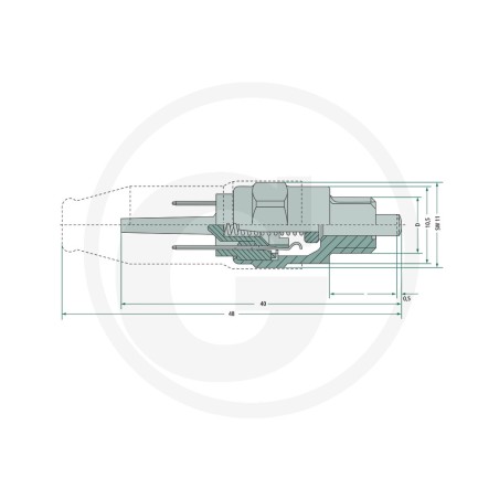 Levier de réglage pour le câble de commande MAGURA UNIVERSAL 27270454