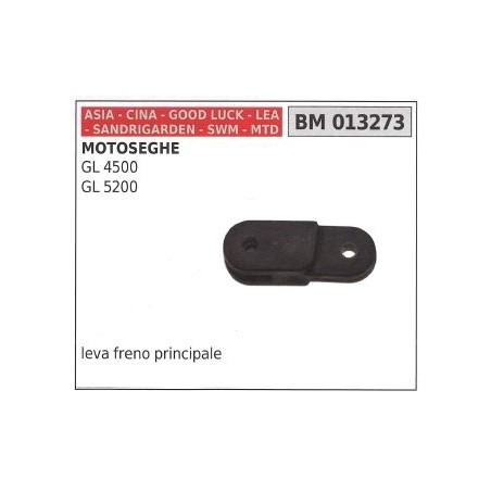 Leva freno principale ASIA per motosega GL 4500 5200 013273 | Newgardenstore.eu