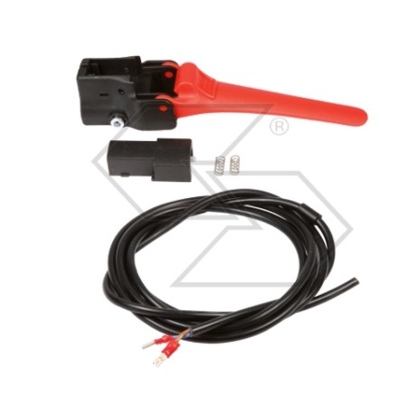 Old type upper motorstop lever Ø 22 mm with 2000 cable for engine | Newgardenstore.eu