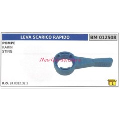 Levier d'évacuation rapide UNIVERSEL pour pompe Bertolini KARIN STING 012508 | Newgardenstore.eu