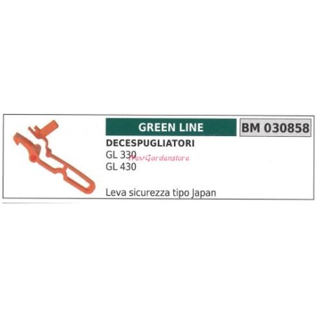 Leva sicurezza acceleratore japan GREENLINE decespugliatore GL330 430 030858 | Newgardenstore.eu