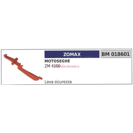 Leva sicurezza ZOMAX motosega ZM 4100 018601 | Newgardenstore.eu
