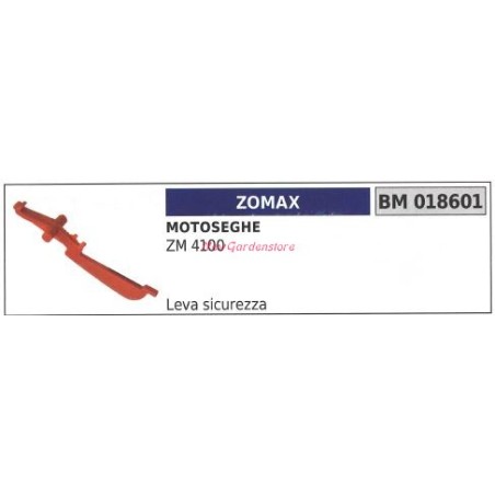 Palanca de seguridad ZOMAX motosierra ZM 4100 018601 | Newgardenstore.eu