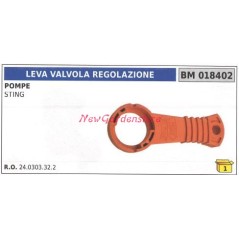 Control valve lever UNIVERSAL Bertolini STING pump 018402 | Newgardenstore.eu