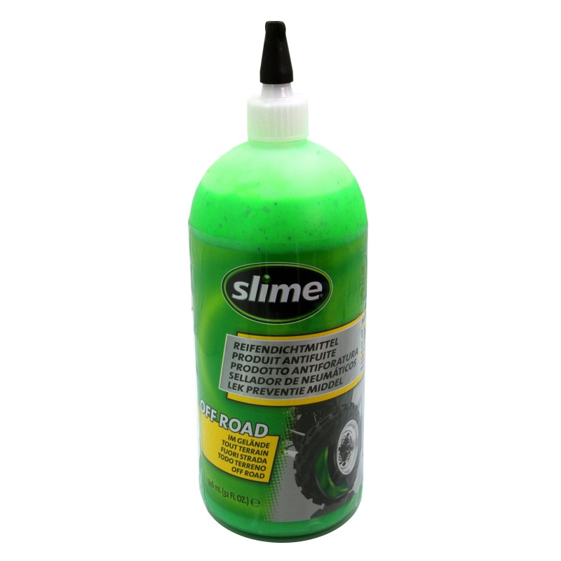Líquido antipinchazos sellador de neumáticos SLIME 1L:Lubricantes