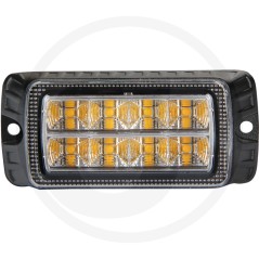 Aluminium led safety light 12 / 24 V agricultural machine