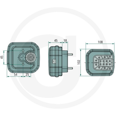 LED brake light left / right