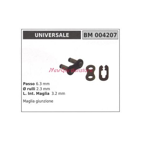 Chaîne de transmission à maillons UNIVERSEL 004207 | Newgardenstore.eu