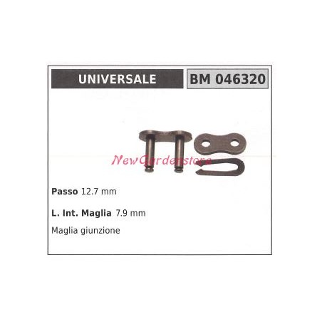 Eslabón de unión transmisión cadena de remolque UNIVERSAL 046320 | Newgardenstore.eu