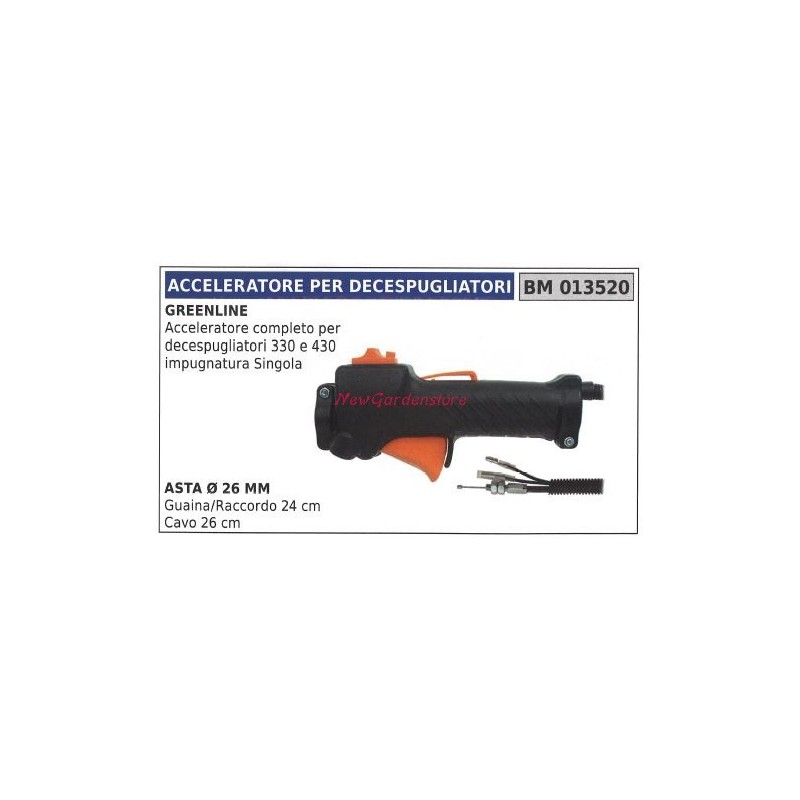 Accelerator handle GREENLINE brushcutter 013520