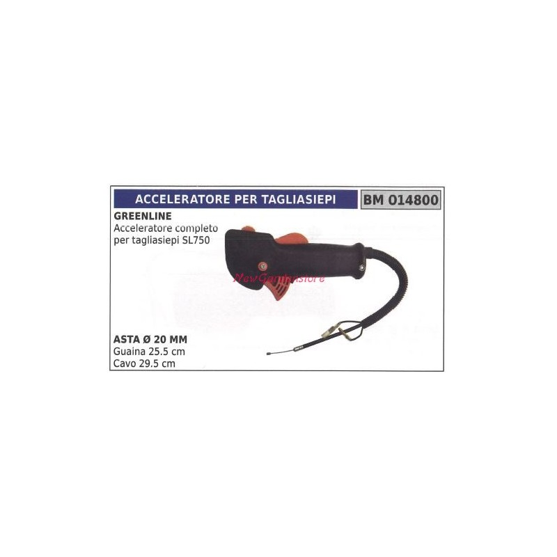 Quadrant d'accélération GREENLINE SL750 taille-haie 014800