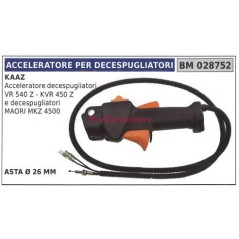 Acelerador KAAZ, desbrozadora VR 540Z KVR 450Z 028752 | Newgardenstore.eu