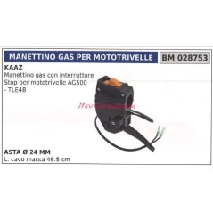 Accelerator handle KAAZ brushcutter AG500 TLE48 028753 | Newgardenstore.eu