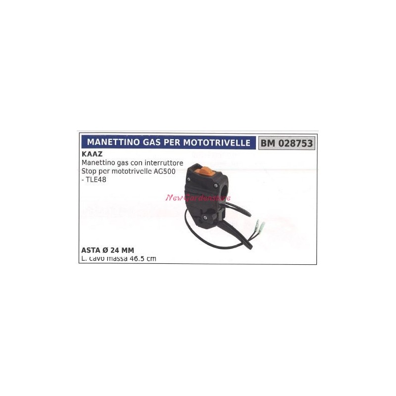 Accelerator handle KAAZ brushcutter AG500 TLE48 028753