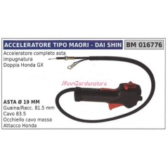 Empuñadura acelerador desbrozadora MAORI honda GX 016776 | Newgardenstore.eu