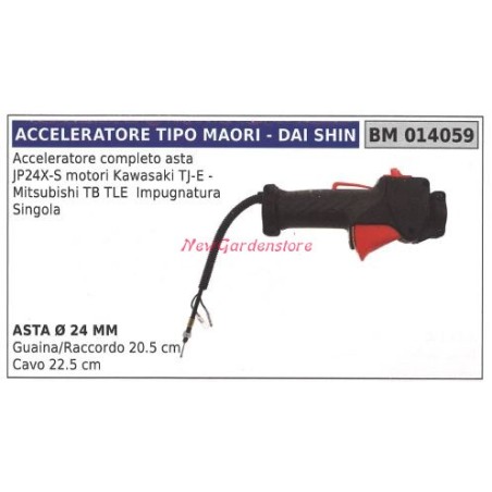 MAORI throttle linkage, brushcutter JP24X-S 014059 | Newgardenstore.eu