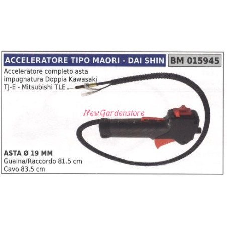 MAORI débroussailleuse poignée accélérateur kawasaki TJ-E mitsubishi TLE 015945 | Newgardenstore.eu