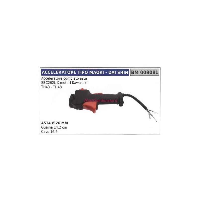 Accelerator handle MAORI brushcutter SBC262L-X 008081